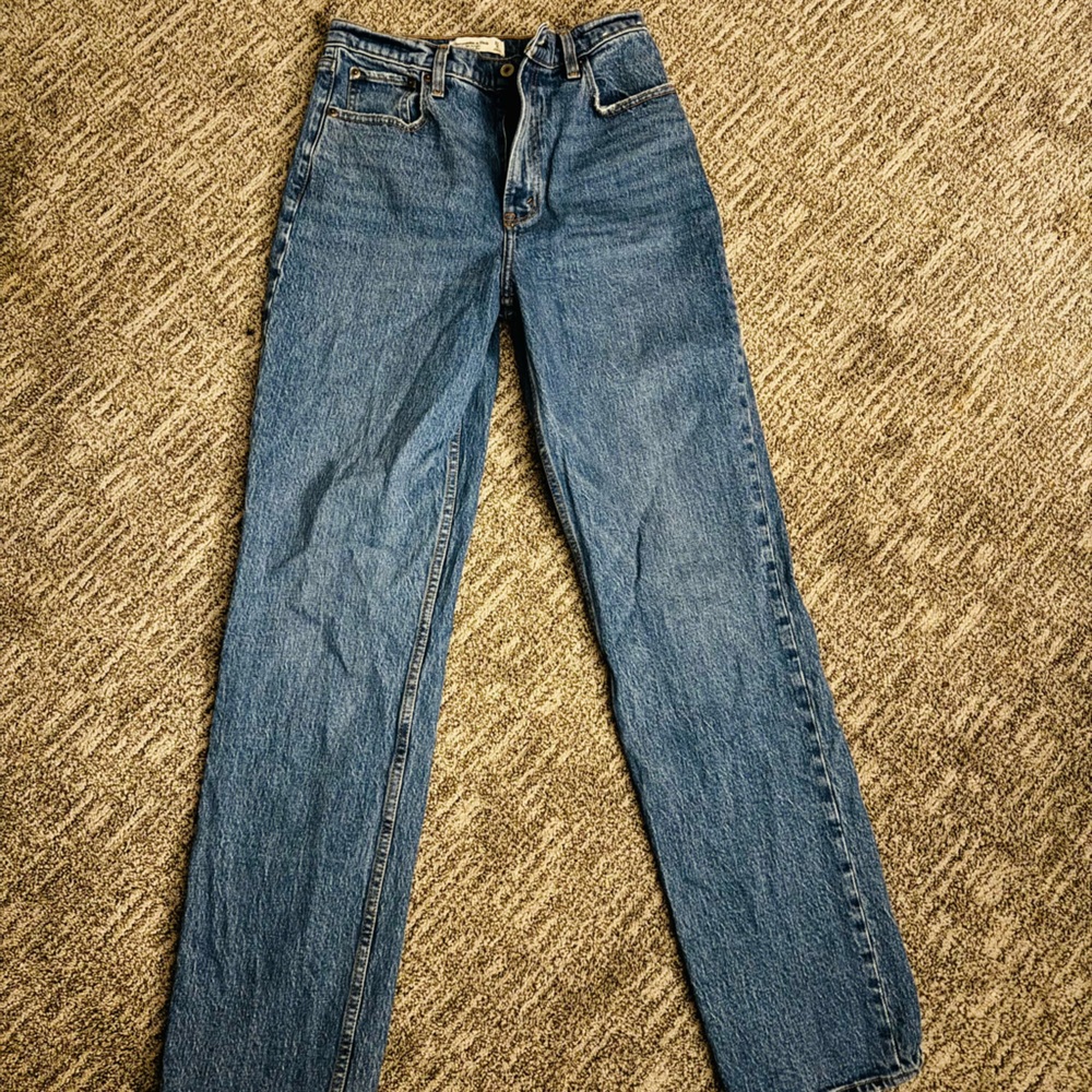 Abercrombie & Fitch Dark Blue Denim Jeans